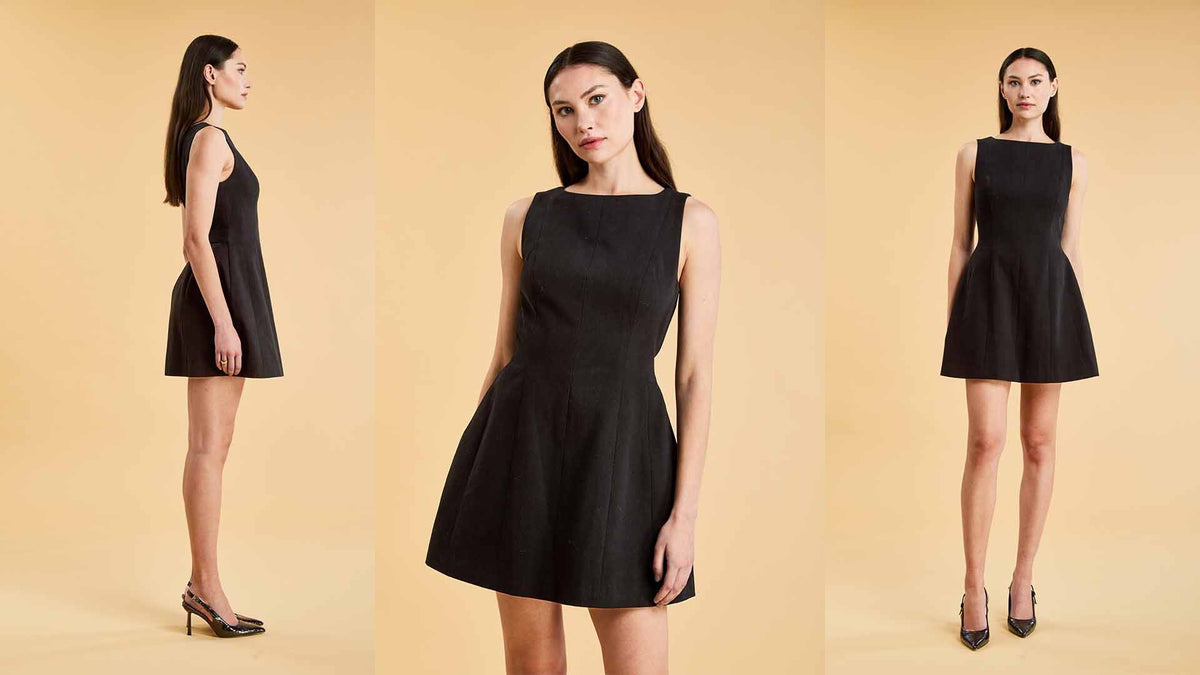 The Perfect Little Black Dress: Meet the Louise Mini Dress in Black